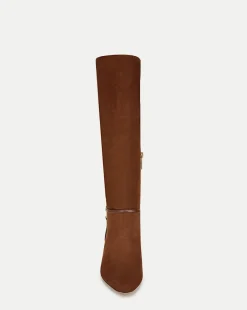Kenzie Mid-Heel Tall Boot in Cedar
