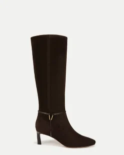 Kenzie Mid-Heel Tall Boot in Espresso