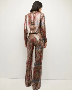 Kippa Top in Red Multi