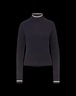 Lancetti Turtleneck Sweater in Navy