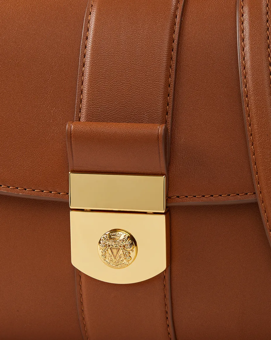 Large Crest Lock Trap Bag in Hazelwood