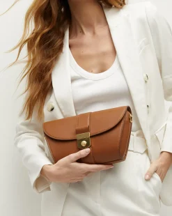 Large Crest Lock Trap Bag in Hazelwood