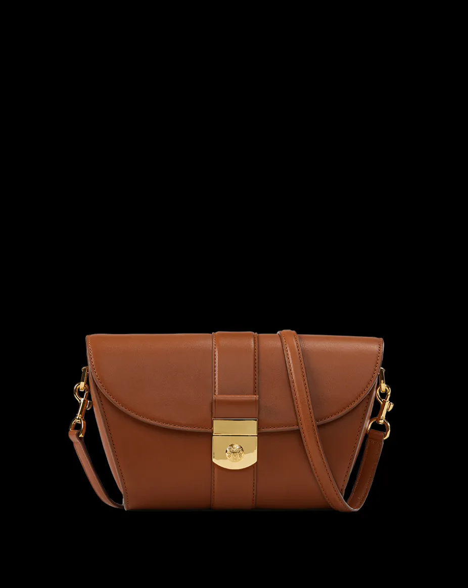 Large Crest Lock Trap Bag in Hazelwood