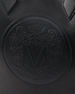 Large Crest Tote in Black