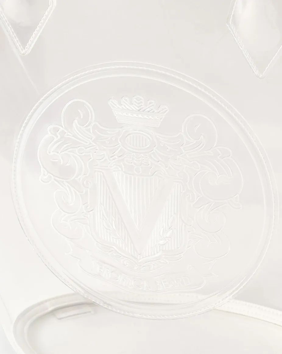 Large Crest Tote in Transparent