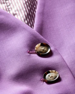 Liff Vest in Purple | Blazer Vest