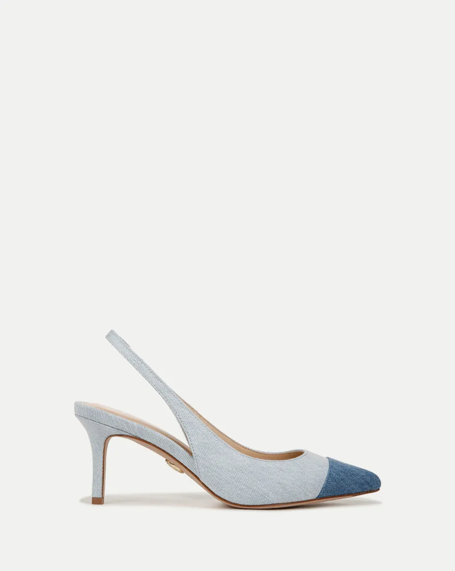 Liliana Denim Slingback Pump