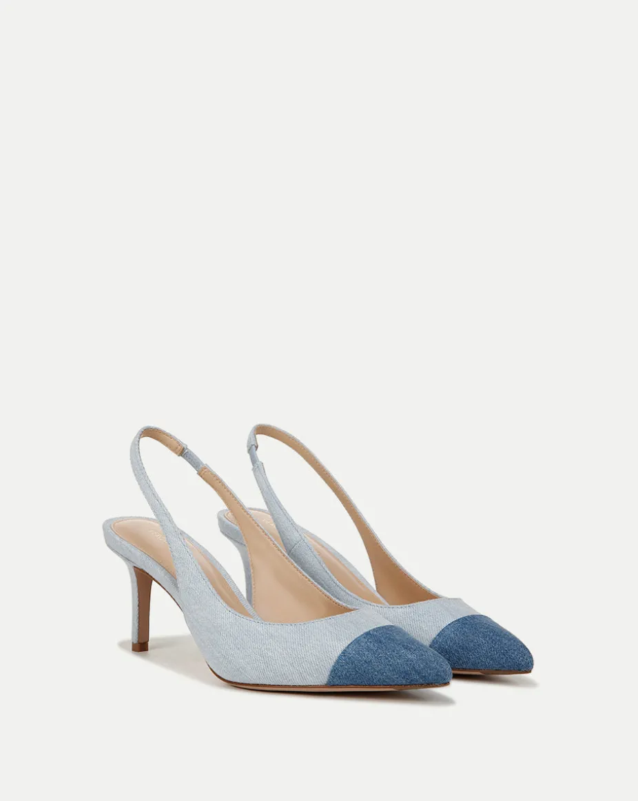 Liliana Denim Slingback Pump