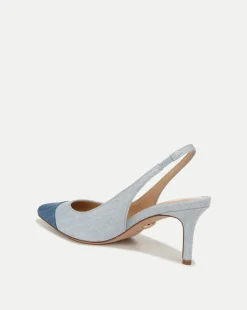 Liliana Denim Slingback Pump