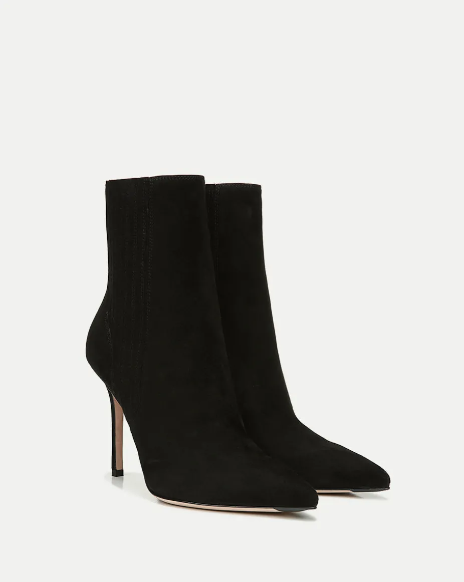 Lisa Suede Stiletto-Heel Bootie