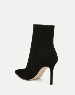 Lisa Suede Stiletto-Heel Bootie