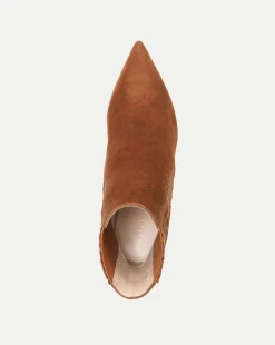 Lisa Suede Stiletto-Heel Bootie