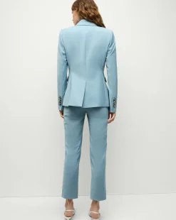 Miller Dickey Blazer Jacket in Light Blue