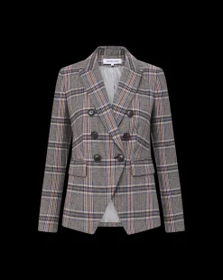 Miller Dickey Jacket in Black Multi