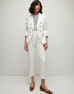 Miller Dickey Jacket in Off-White/Gold