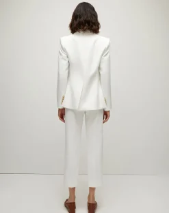 Miller Dickey Jacket in Off-White/Gold