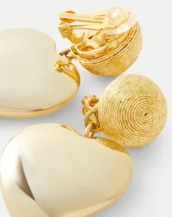 Mini Cora Earrings | Clip Backing in Gold