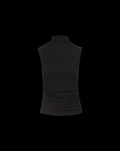 Mylie Sleeveless Top in Black