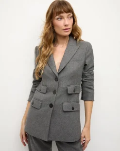 Nalani Dickey Jacket in Heather Grey