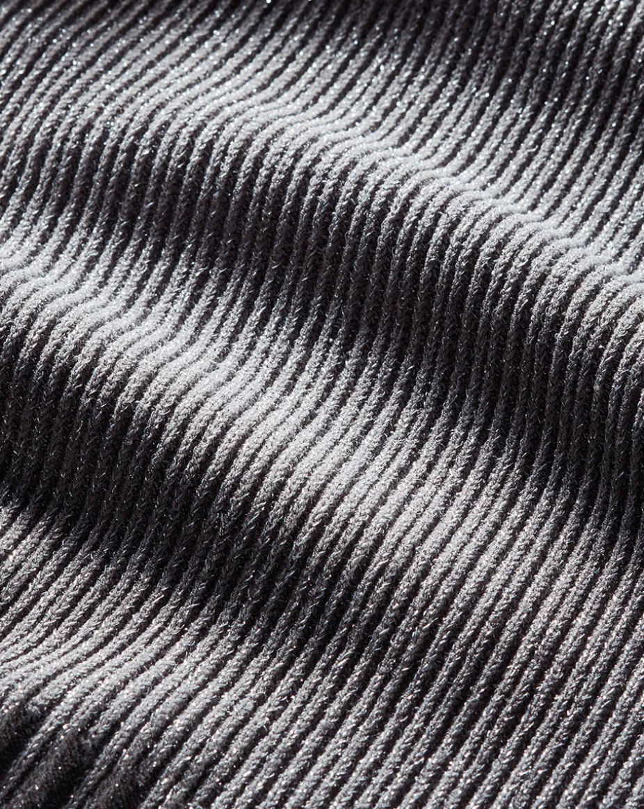 Nami Midi Sweater Dress in Silver