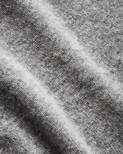 Nelia Cashmere Pullover Sweater in Heather Grey