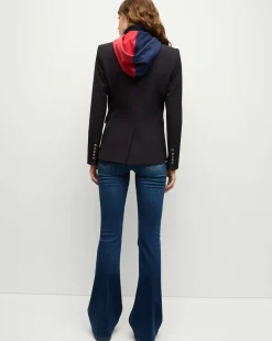 New England Patriots Dickey Jacket in Navy/Silver