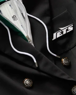 New York Jets Dickey Jacket in Black/Silver