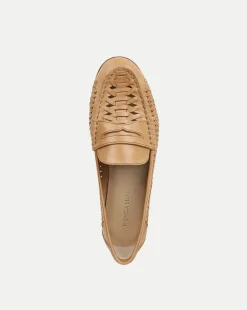 Penny Woven Leather Loafer