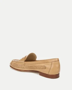 Penny Woven Leather Loafer