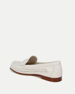 Penny Woven Leather Loafer
