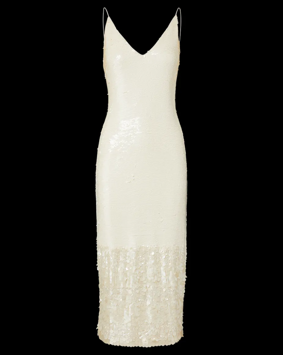 Perla Sequin Midi Slip Dress