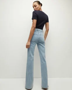 Pruitt Ribbed Tee | Logo Pocket in Navy