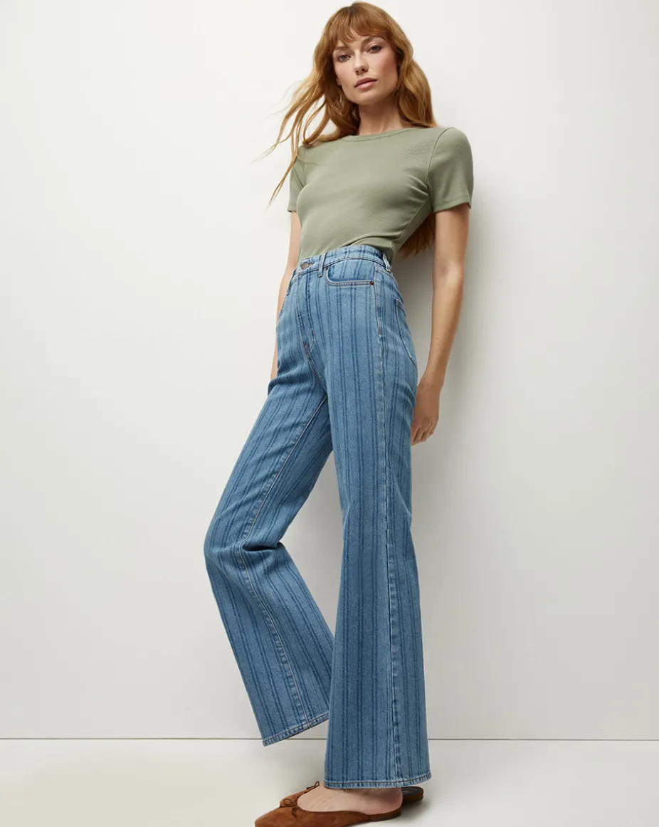 Pruitt Ribbed Tee in Sage