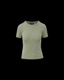 Pruitt Ribbed Tee in Sage