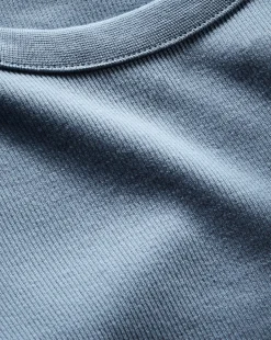 Pruitt Tee in Smoke Blue