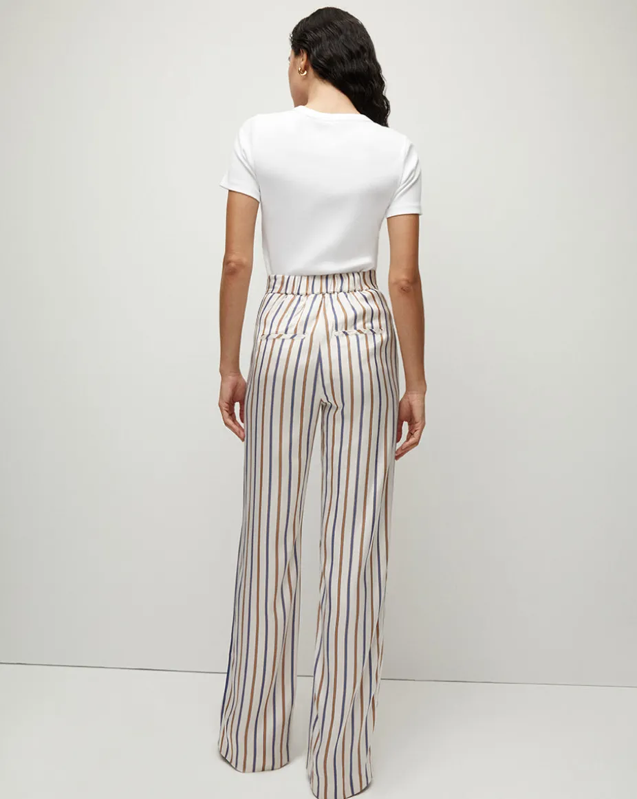 Pruitt White Ribbed Pocket Tee