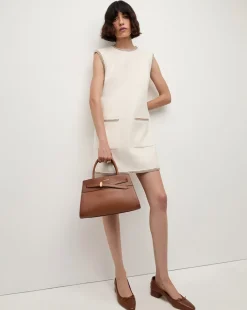 Ravena Mini Shift Dress in Ivory