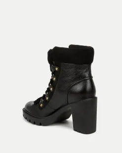 Reece Lug Bootie in Black