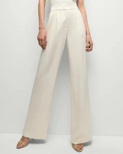 Robinne Wide-Leg Pants in Cream