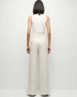Robinne Wide-Leg Pants in Cream