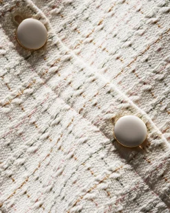 Roxanne Tweed Dress in Ivory Multi