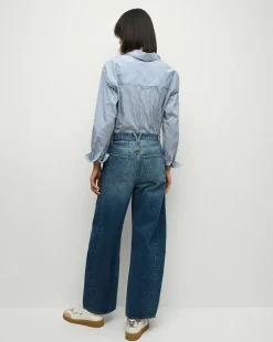 Ryder Saddle Jean in Blue Denim | Barrel Jeans