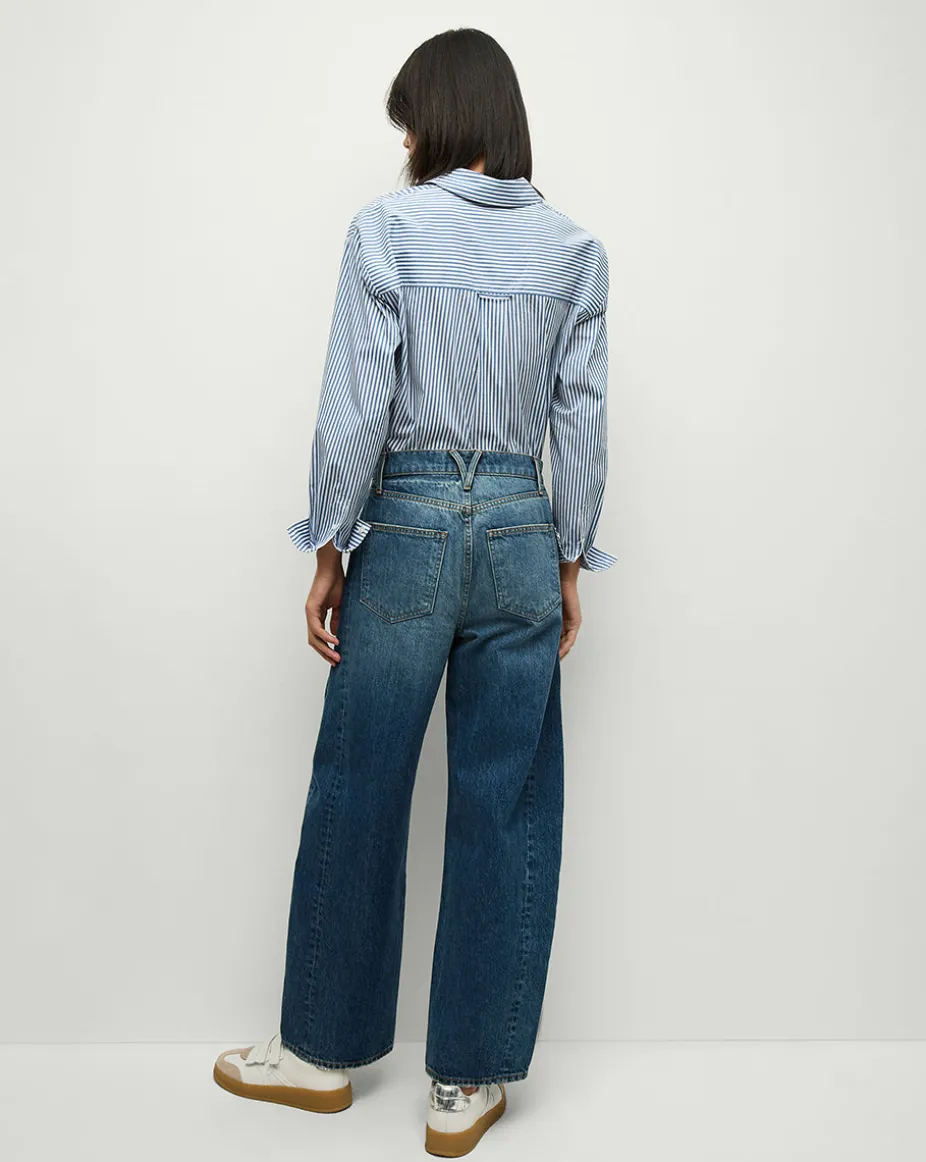 Ryder Saddle Jean in Blue Denim | Barrel Jeans