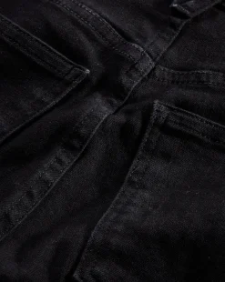 Ryleigh Black Wash High-Rise Straight-Leg Jean