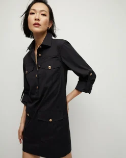 Saude Cargo Dress in Black