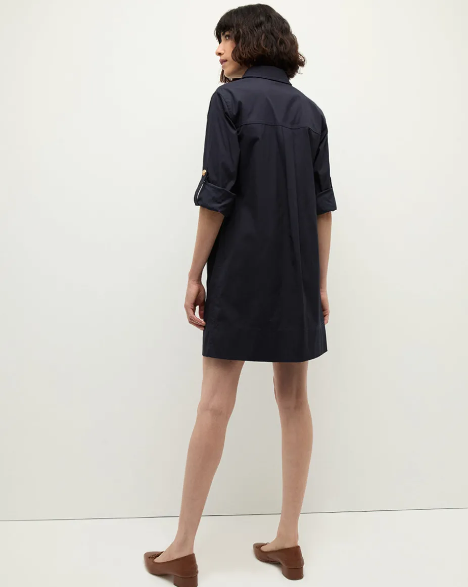 Saude Cargo Dress in Navy