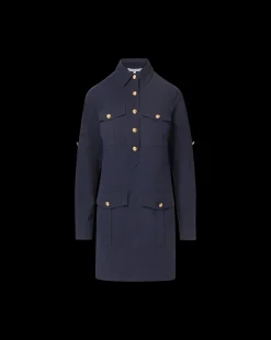 Saude Cargo Dress in Navy