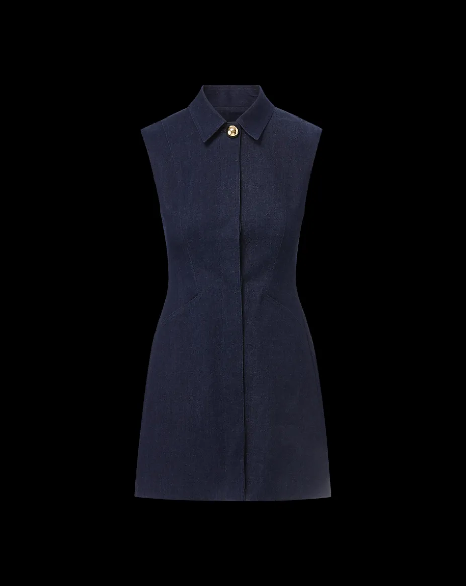 Serina Denim Dress in Dark Oxford