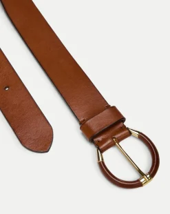 Sibilla Leather Belt in Brown