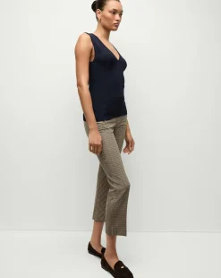 Sid V-Neck Sleeveless Pullover in Navy